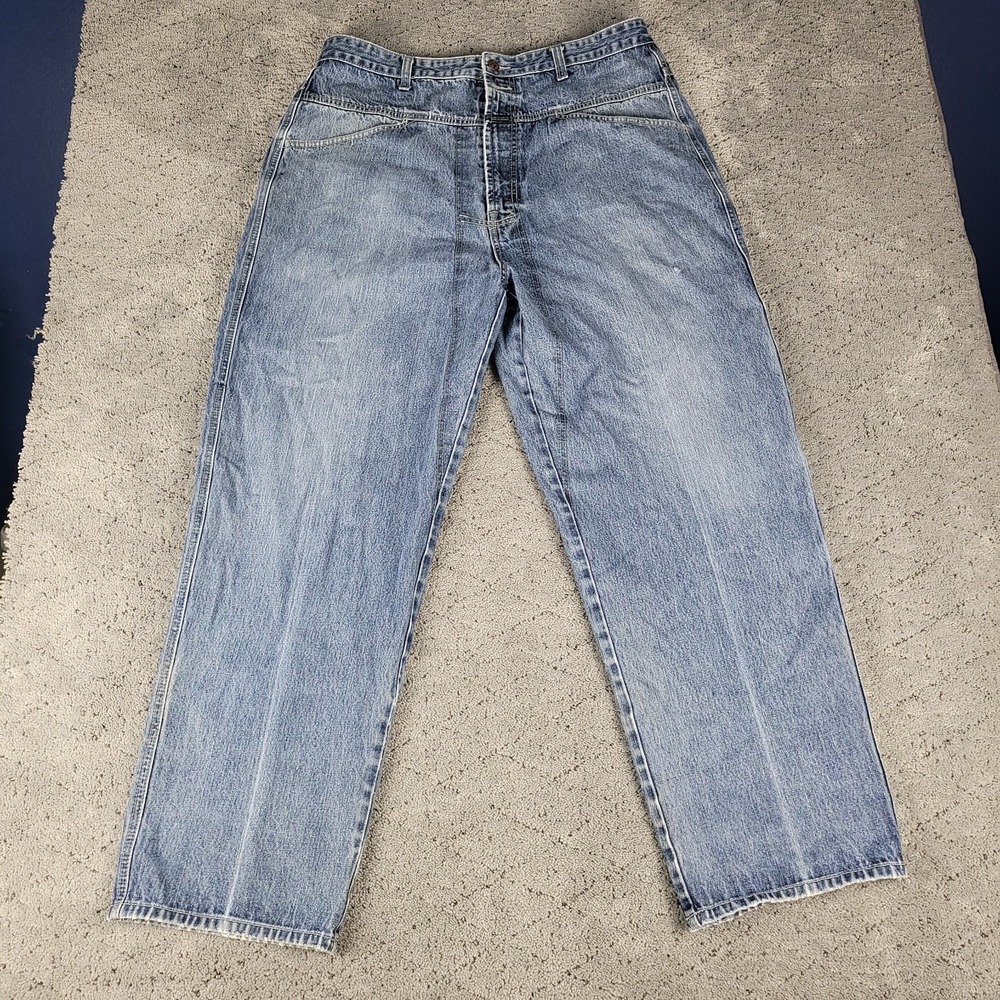 Vintage Marithe Francois Girbaud Jeans Mens 38M Bue Wide Leg Baggy Y2K Skater